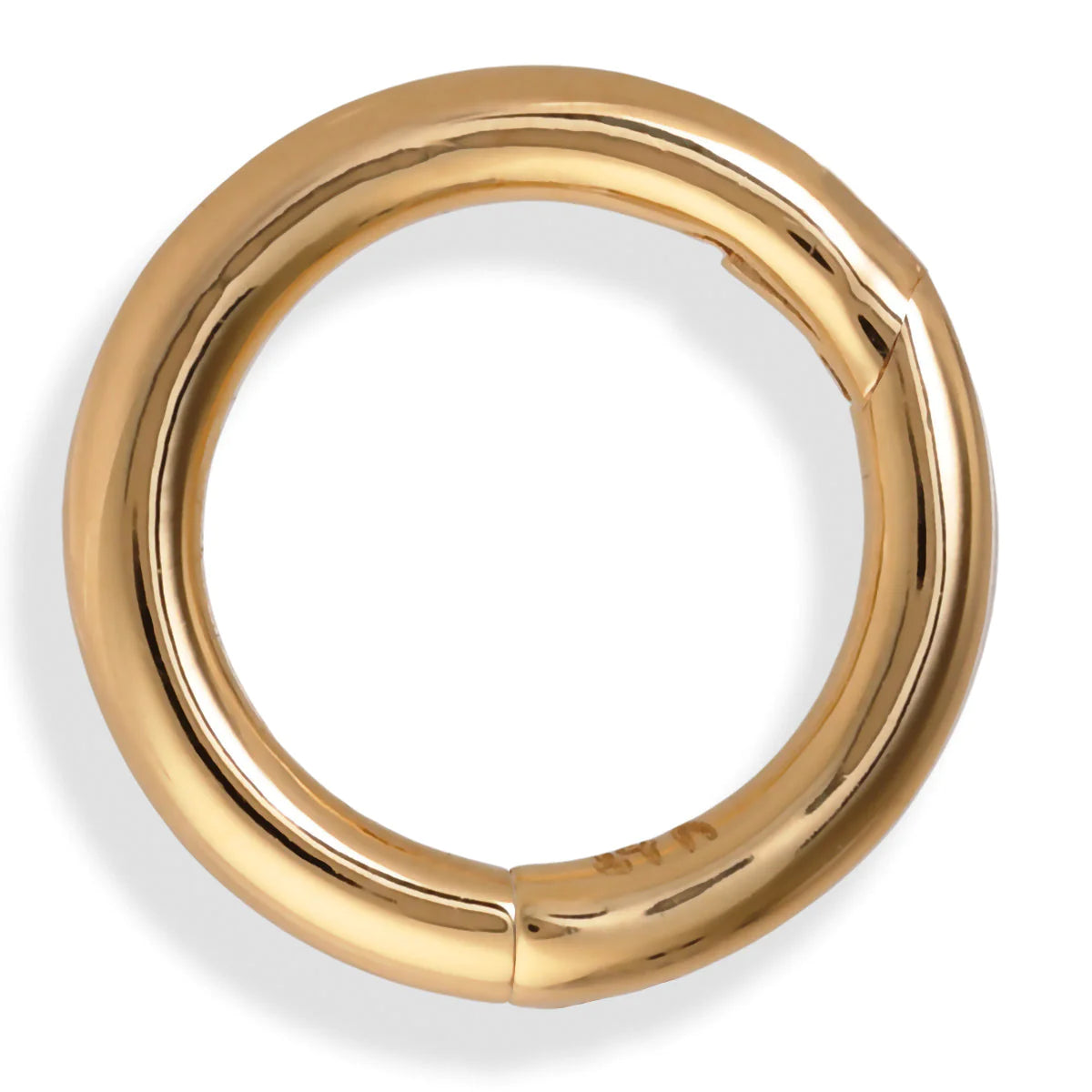 14kt Gold Round Lock