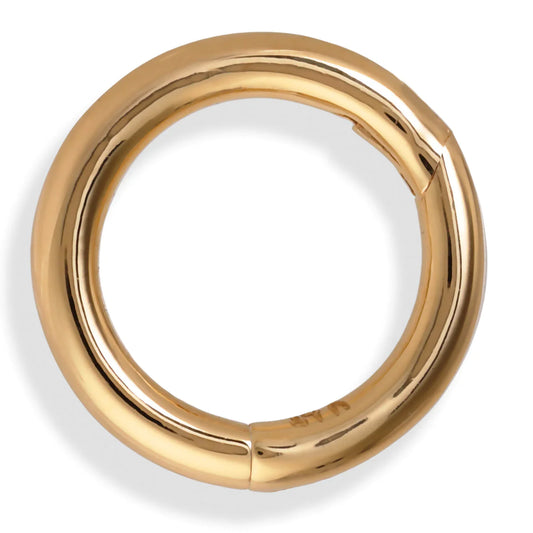 14kt Gold Round Lock