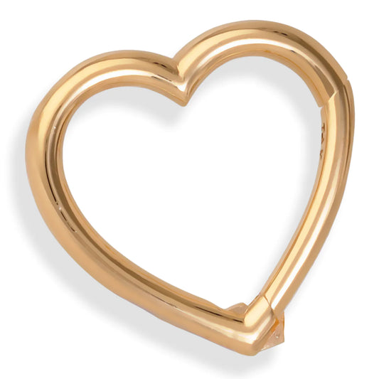 14kt Gold Heart Shape Lock