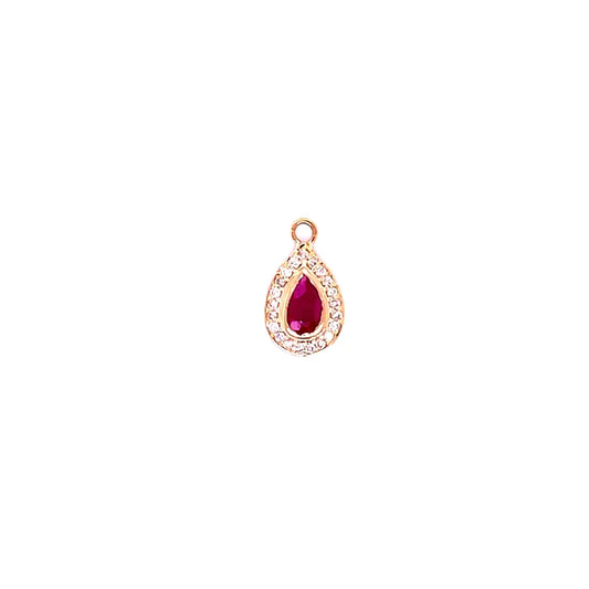 14kt Gold Pear Shape Pendant