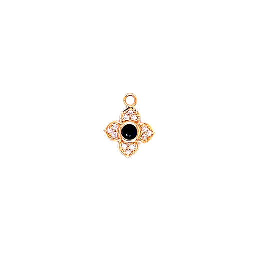 14kt Gold Clover Pendent