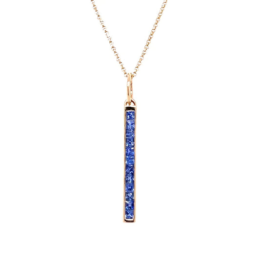 14kt Gold Stick Pendent