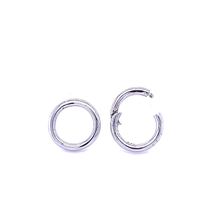14kt Gold Round Lock