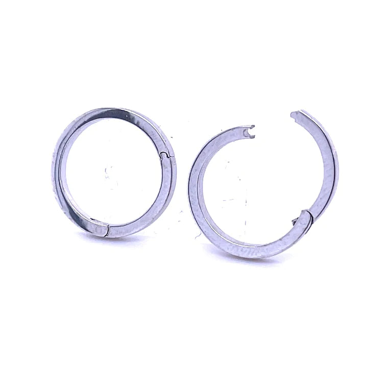 14kt Gold Round/flat Lock