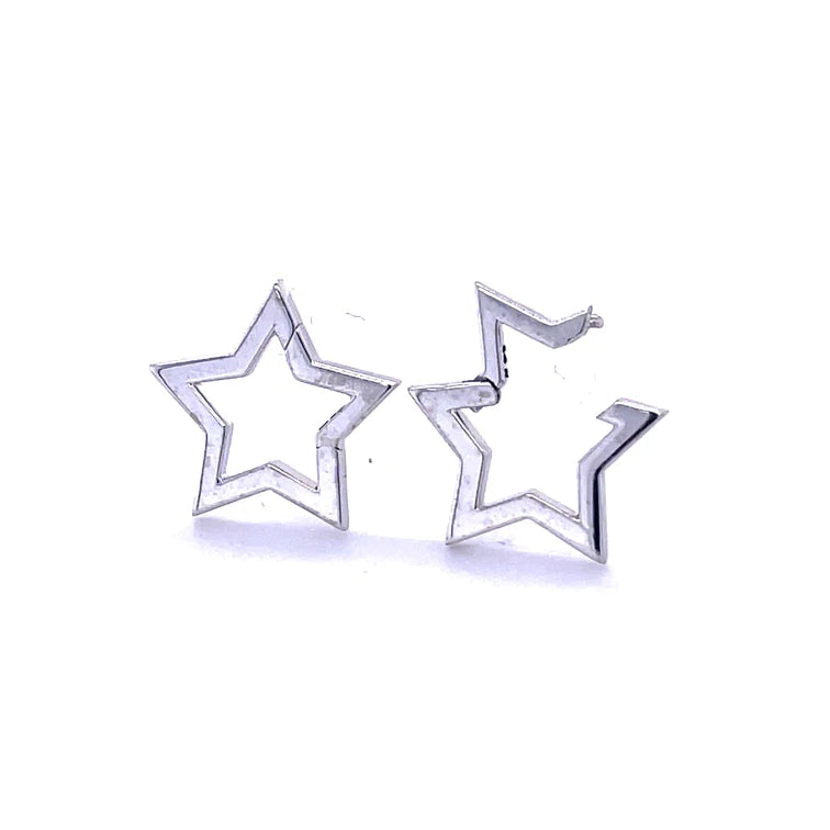 14kt Gold Star Shape Lock