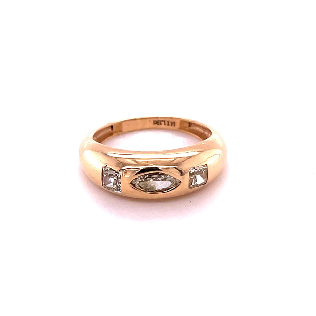 14kt Yellow Gold Fancy Diamond Ring