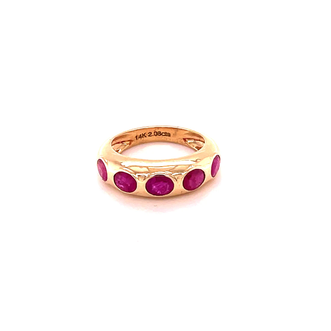14kt Yellow Gold Ruby Ring