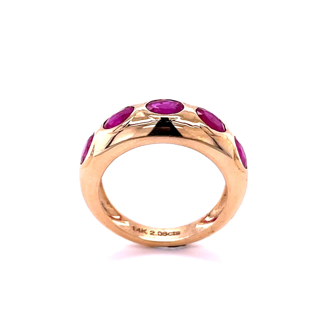 14kt Yellow Gold Ruby Ring