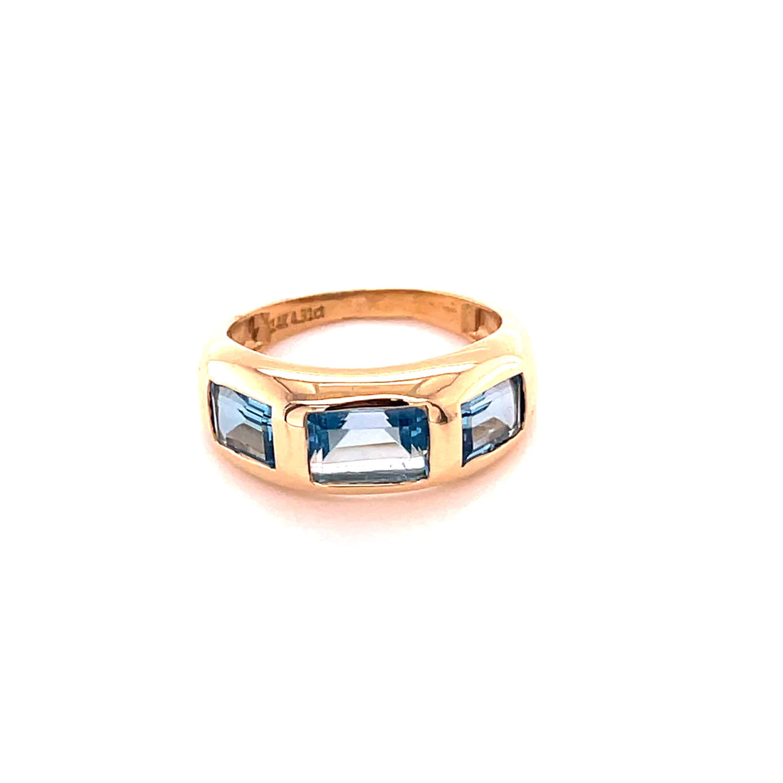 14kt Yellow Gold London Blue Topaz Ring