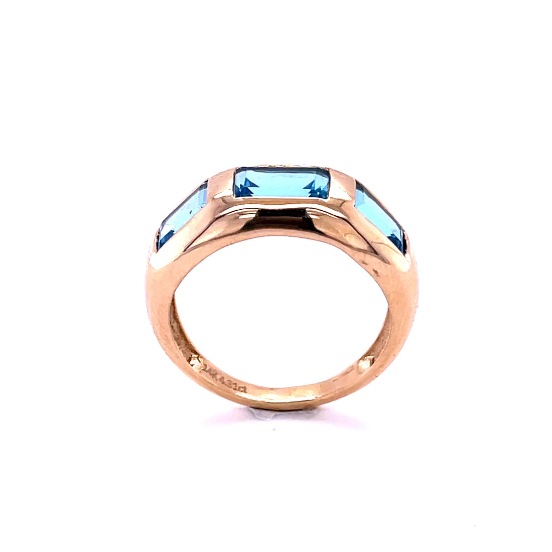 14kt Yellow Gold London Blue Topaz Ring