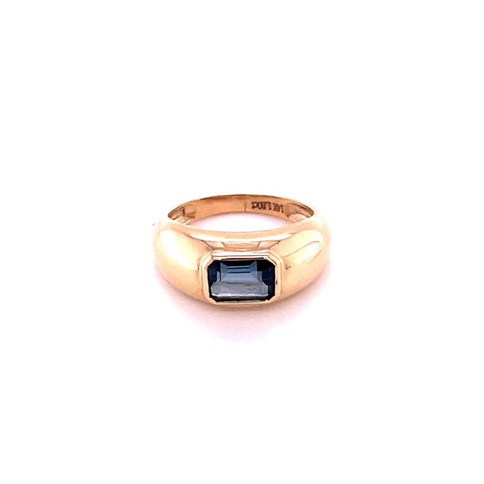 14kt Gold London Blue Topaz Ring