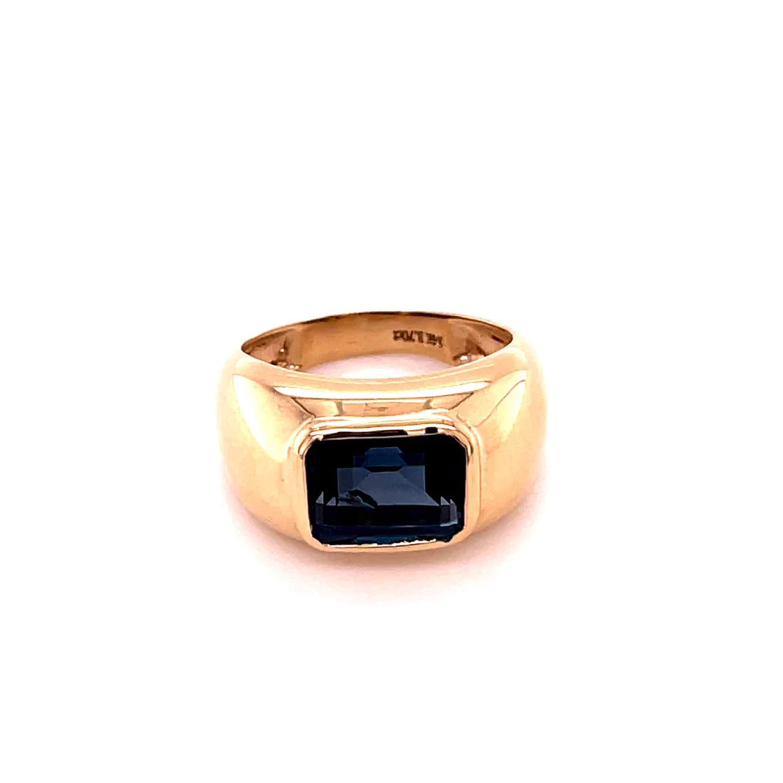 14kt Yellow Gold London Blue Topaz Ring