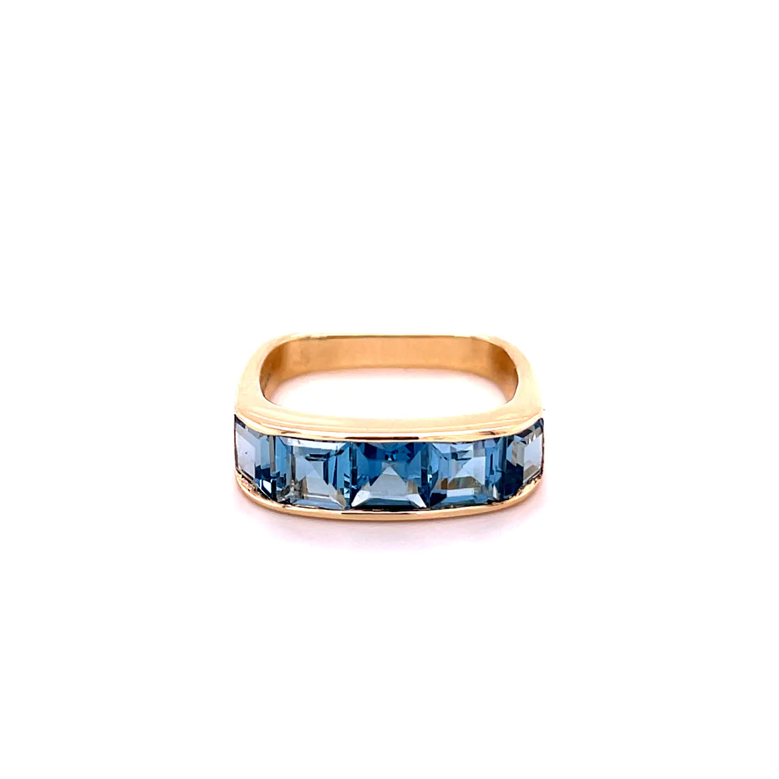 14kt Yellow Gold London Blue Topaz Ring