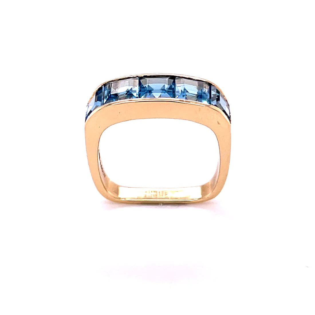 14kt Yellow Gold London Blue Topaz Ring