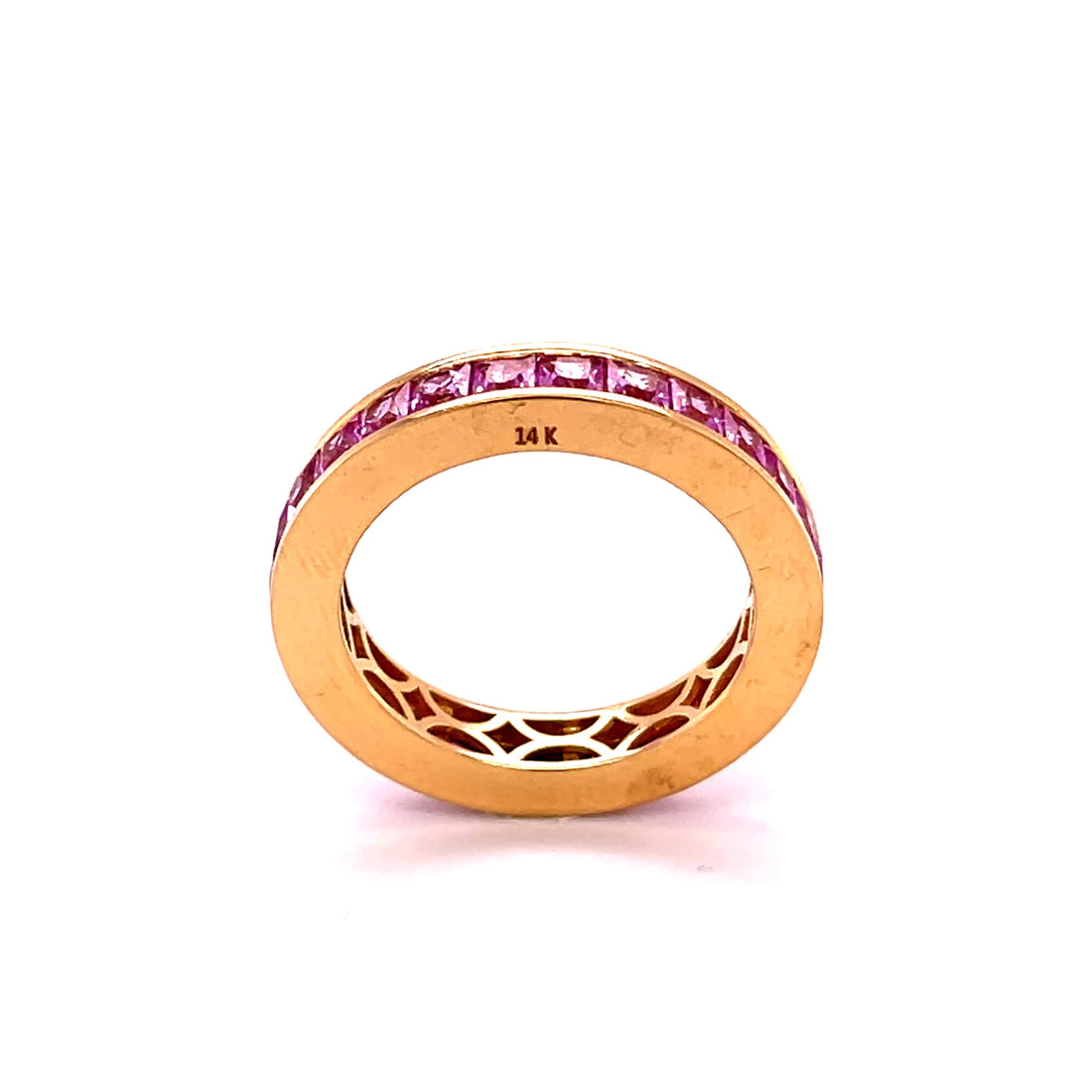 14kt Yellow Gold Pink Sapphire Ring