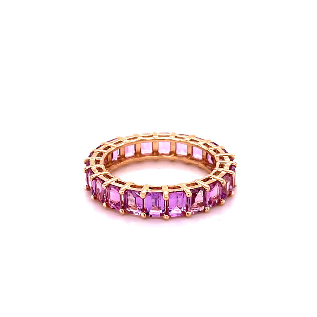 14kt Yellow Gold Pink Sapphire Ring