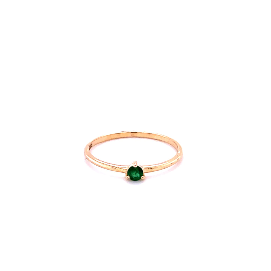 14kt Yellow Gold Emerald Ring