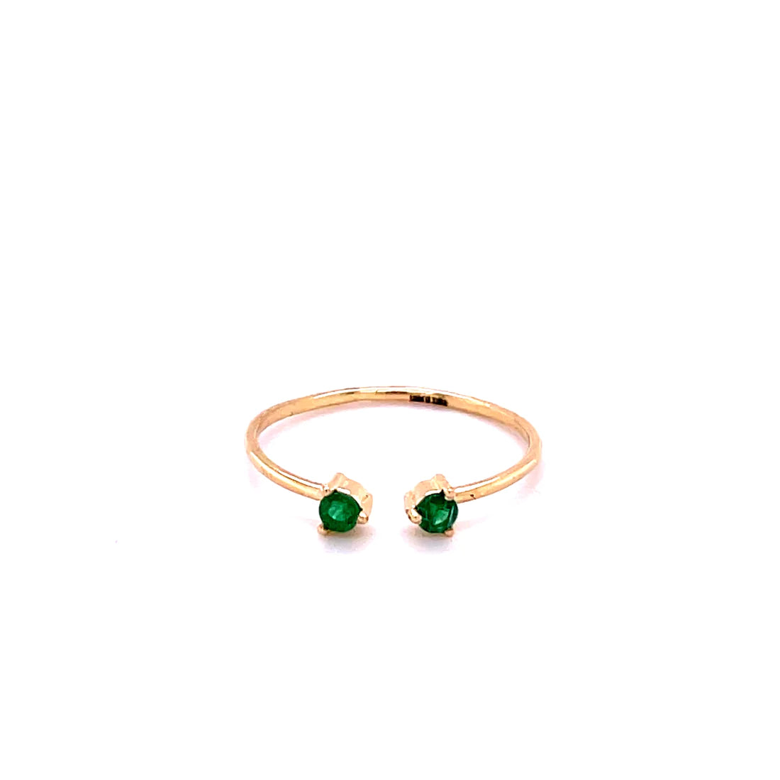 14kt Yellow Gold Emerald Ring