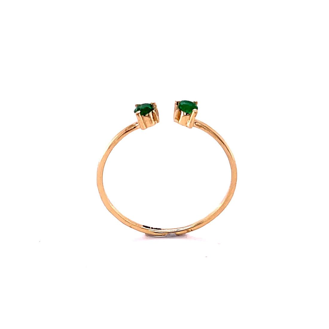 14kt Yellow Gold Emerald Ring