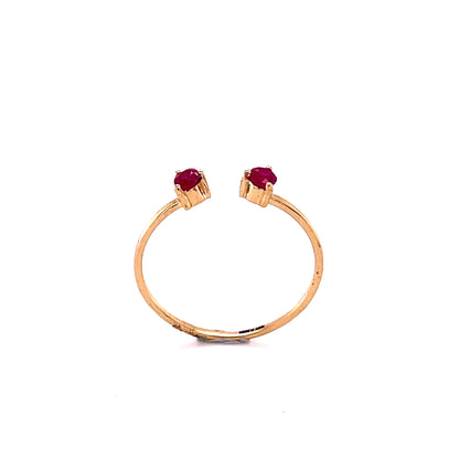 14kt Yellow Gold Ruby Ring