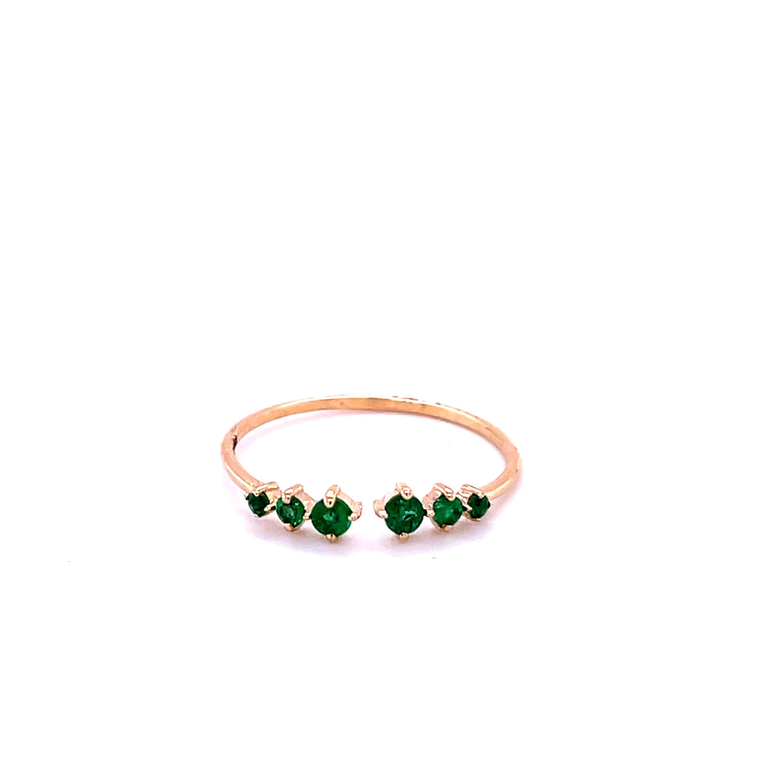 14kt Yellow Gold Emerald Ring