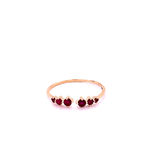 14kt Yellow Gold Ruby Ring