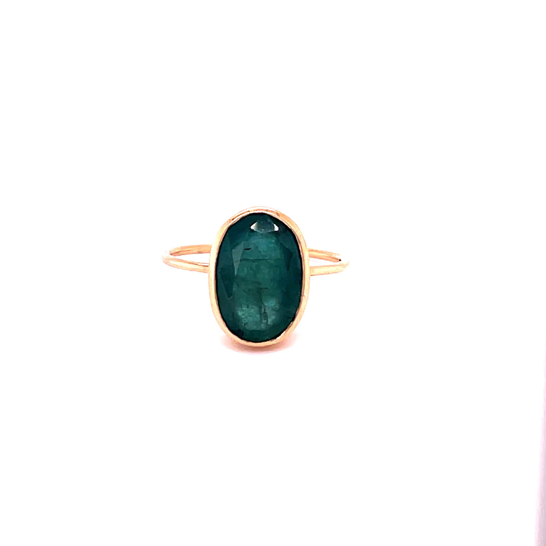 14kt Yellow Gold Emerald Ring
