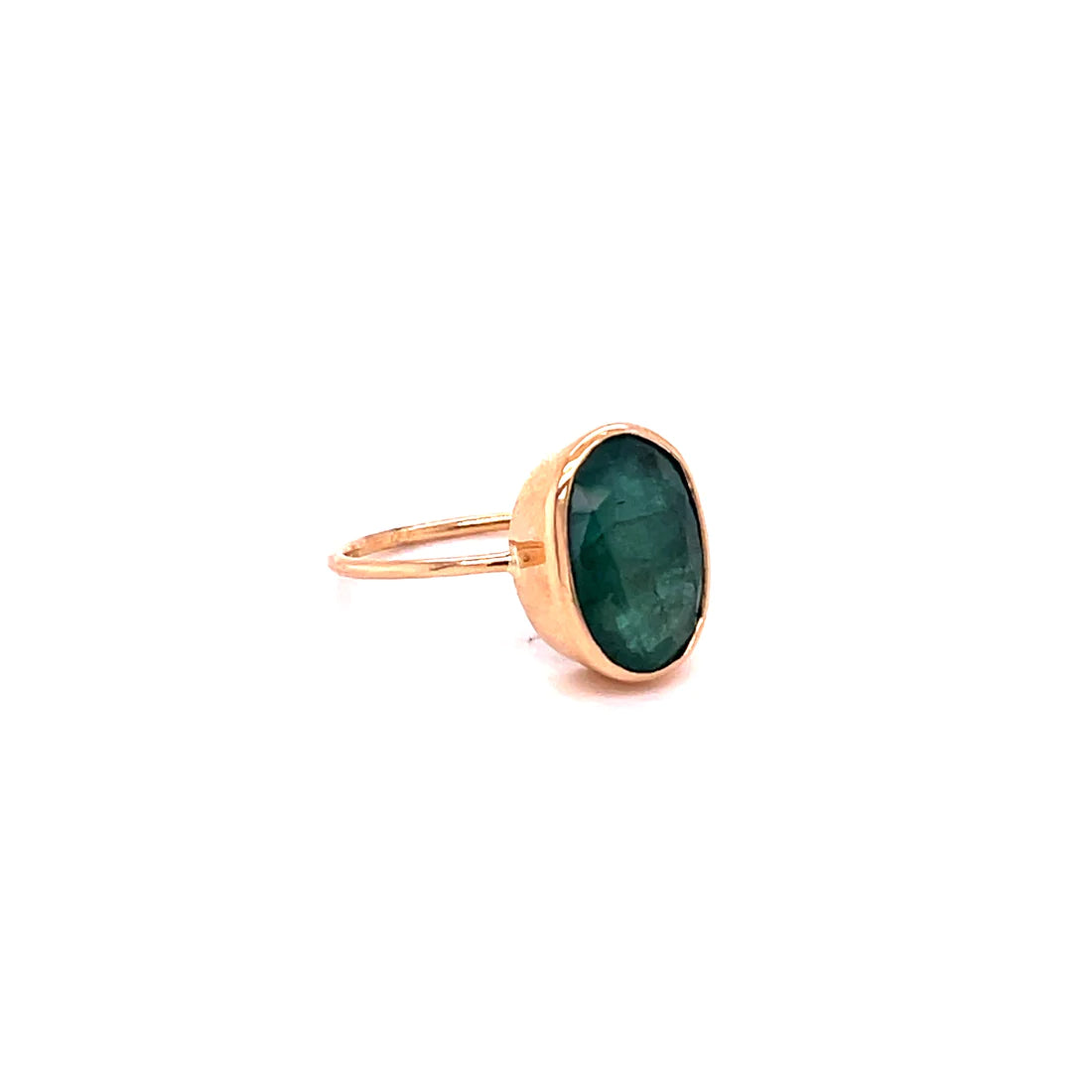 14kt Yellow Gold Emerald Ring