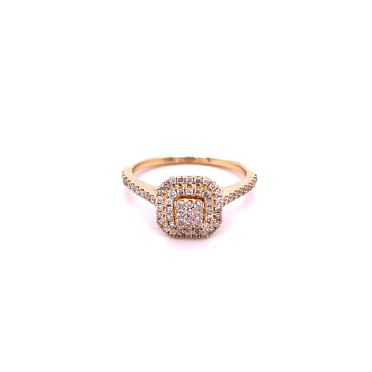 14kt Gold Diamond Ring Yellow Gold