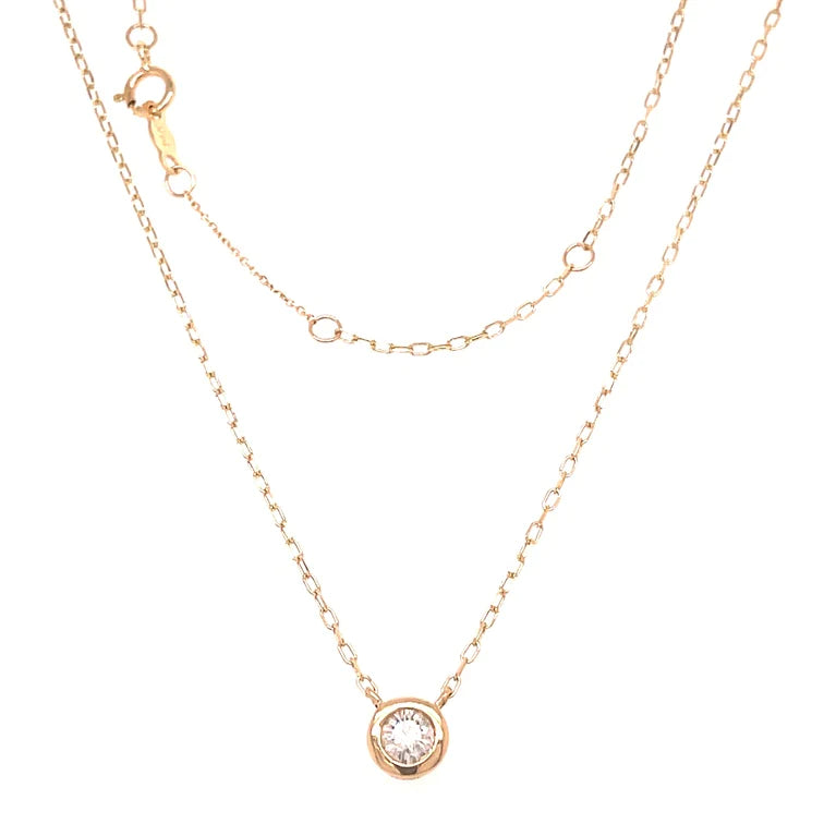 14kt Gold Diamond Necklace