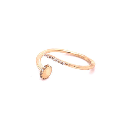 14kt Gold Diamond Ring Yellow Gold