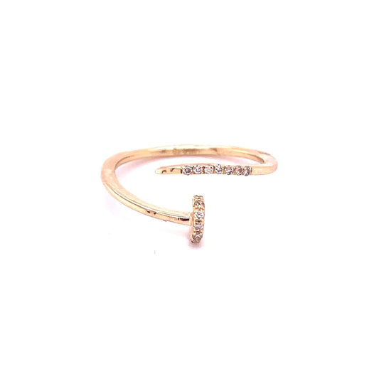 14kt Gold Diamond Ring Yellow Gold