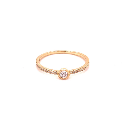 14kt Gold Diamond Ring Yellow Gold