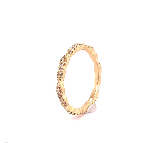 14kt Gold Diamond Ring Yellow Gold