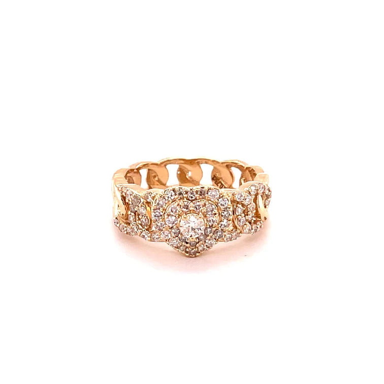 14kt Gold Diamond Ring Yellow Gold