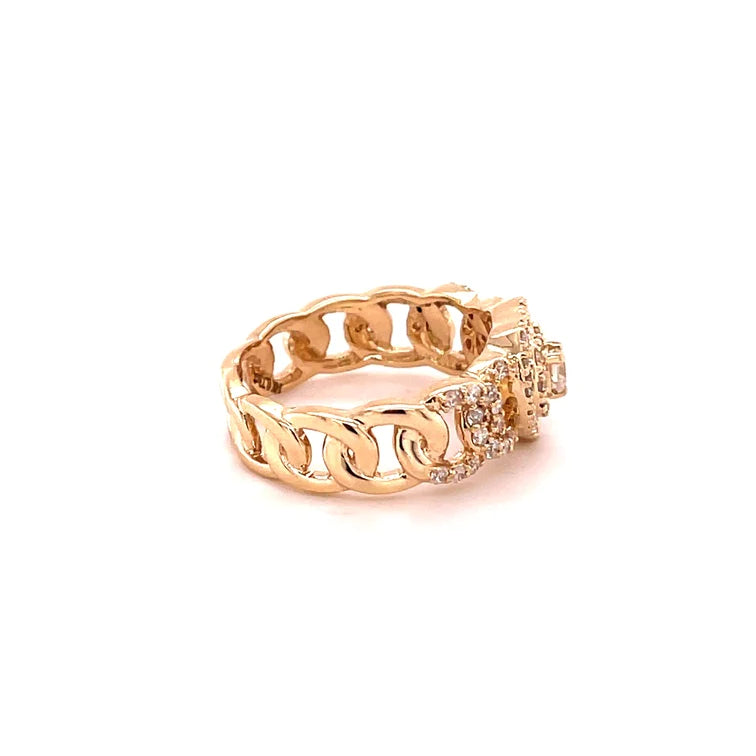 14kt Gold Diamond Ring Yellow Gold