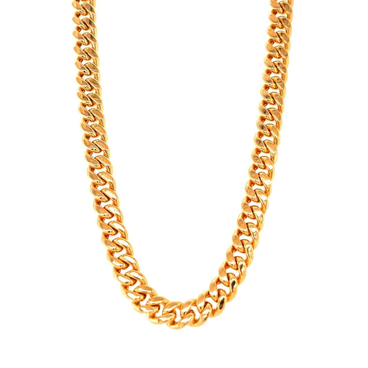 14kt Yellow Gold Cuban Necklace