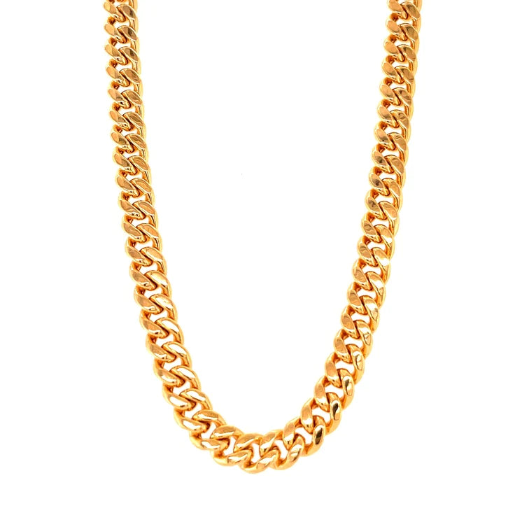 14kt Yellow Gold Cuban Necklace