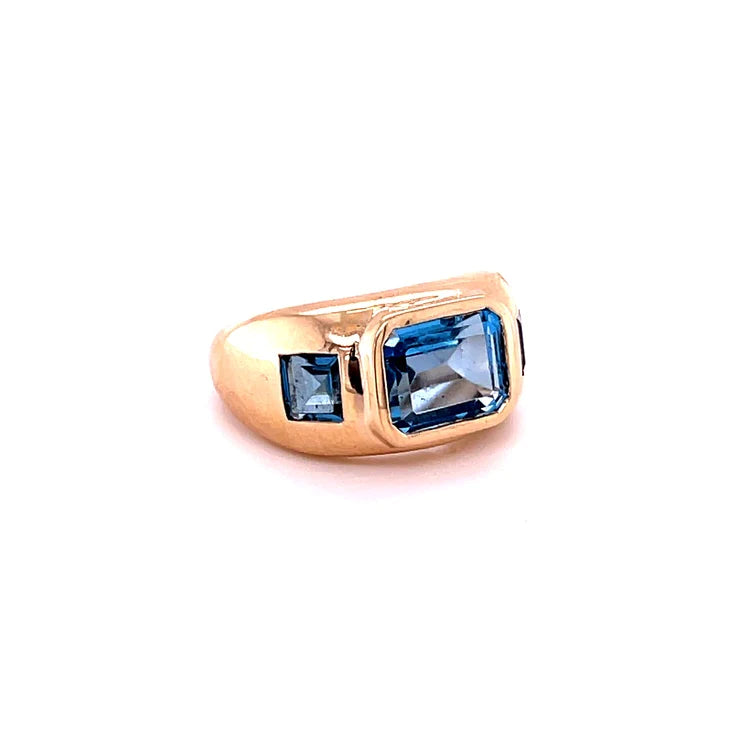 14kt Yellow Gold Topaz Ring