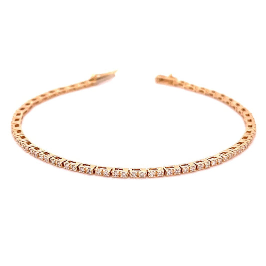 14kt Yellow Gold & Diamond Bracelet