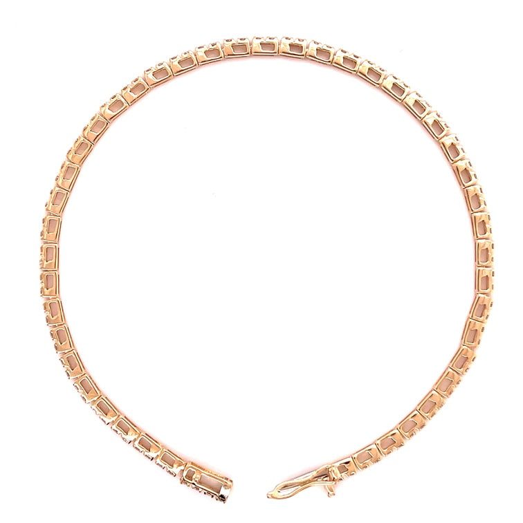 14kt Yellow Gold & Diamond Bracelet