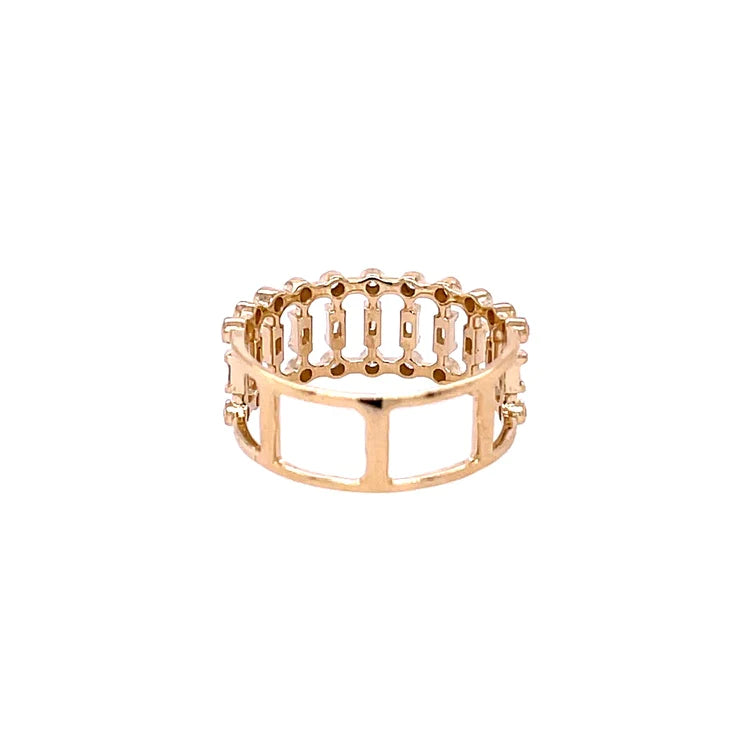 14kt Yellow Gold Diamond Ring