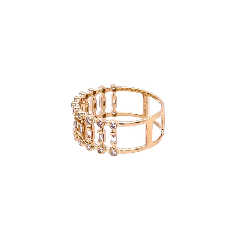14kt Yellow Gold Diamond Ring