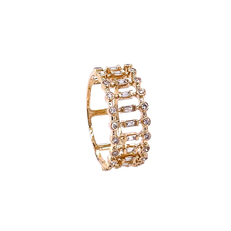 14kt Yellow Gold Diamond Ring