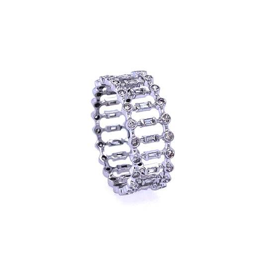 14kt White Gold Diamond Ring