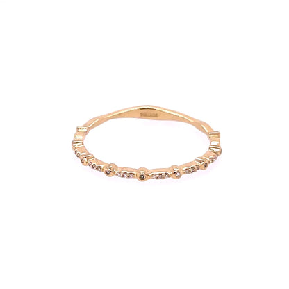 14kt Yellow Gold Diamond Ring