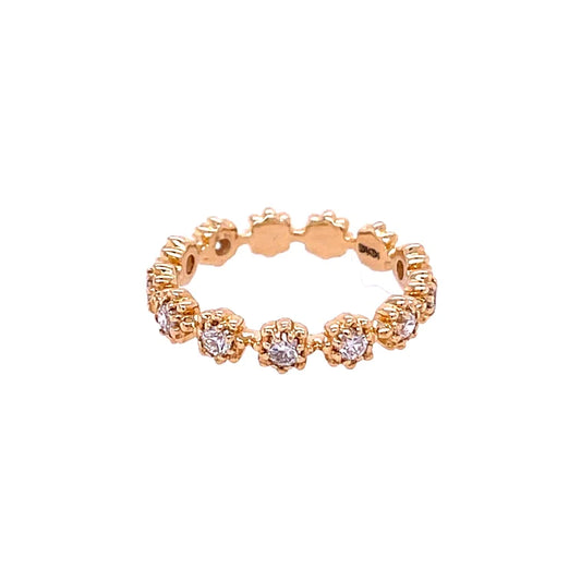 14kt Yellow Gold Diamond Ring