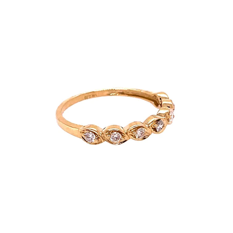 14kt Yellow Gold Diamond Ring