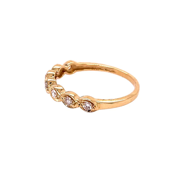 14kt Yellow Gold Diamond Ring