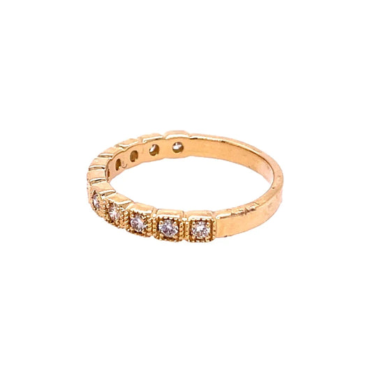 14kt Yellow Gold Diamond Ring